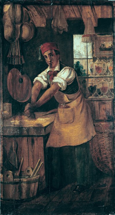 Letrero de tienda para un vendedor de pinturas, 225 rue Saint-Denis de French School